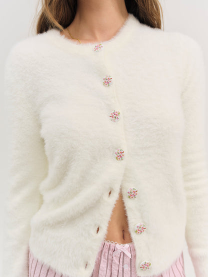 Belinda Cardigan Cream - For Love & Lemons