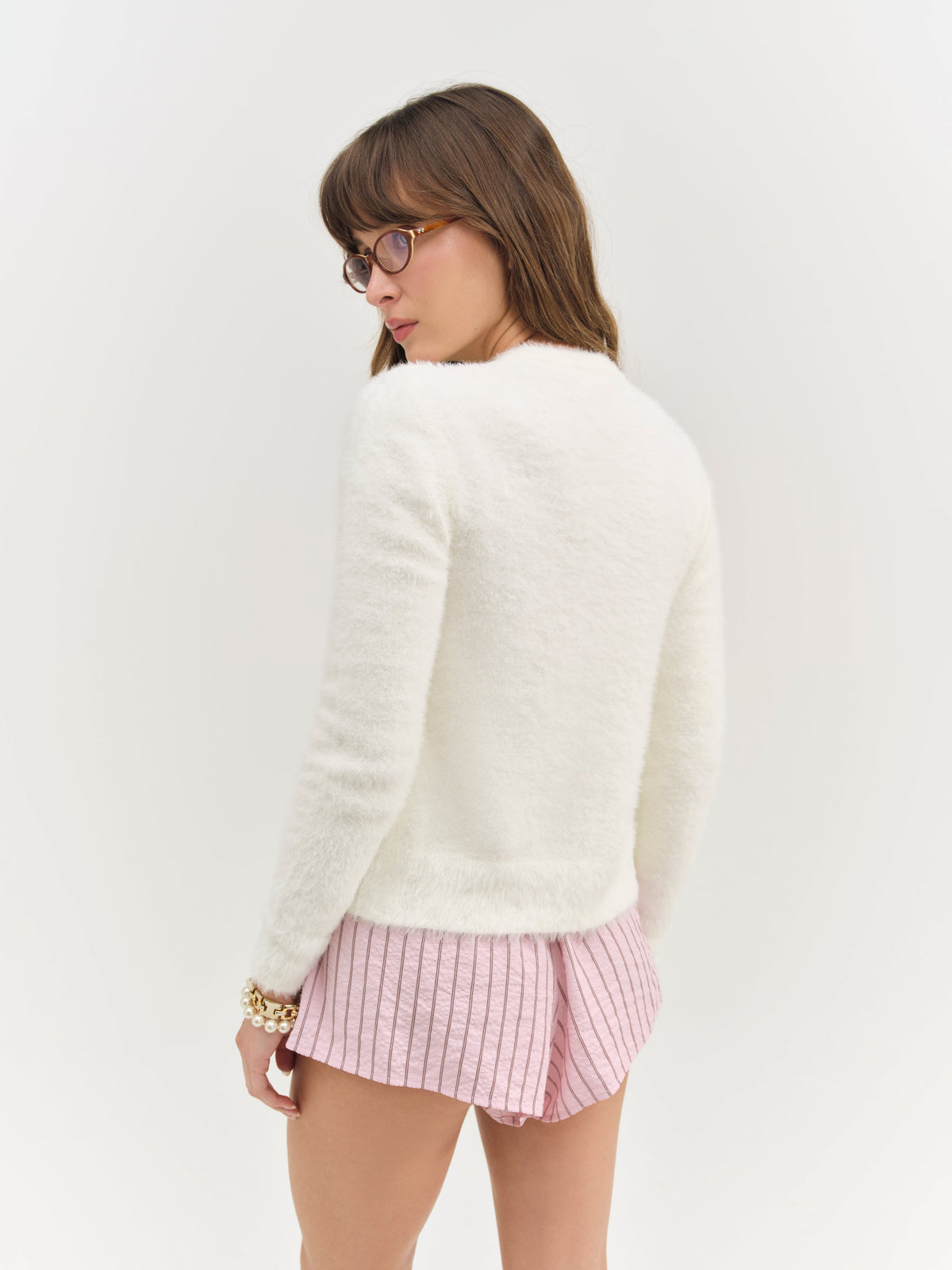 Belinda Cardigan Cream - For Love & Lemons