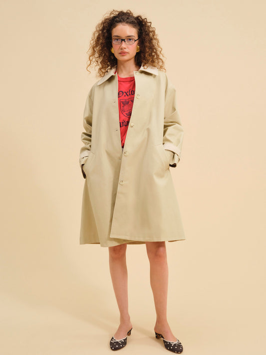Gabardine Trench Coat CAMEL - For Love & Lemons