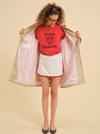 Gabardine Trench Coat CAMEL - For Love & Lemons
