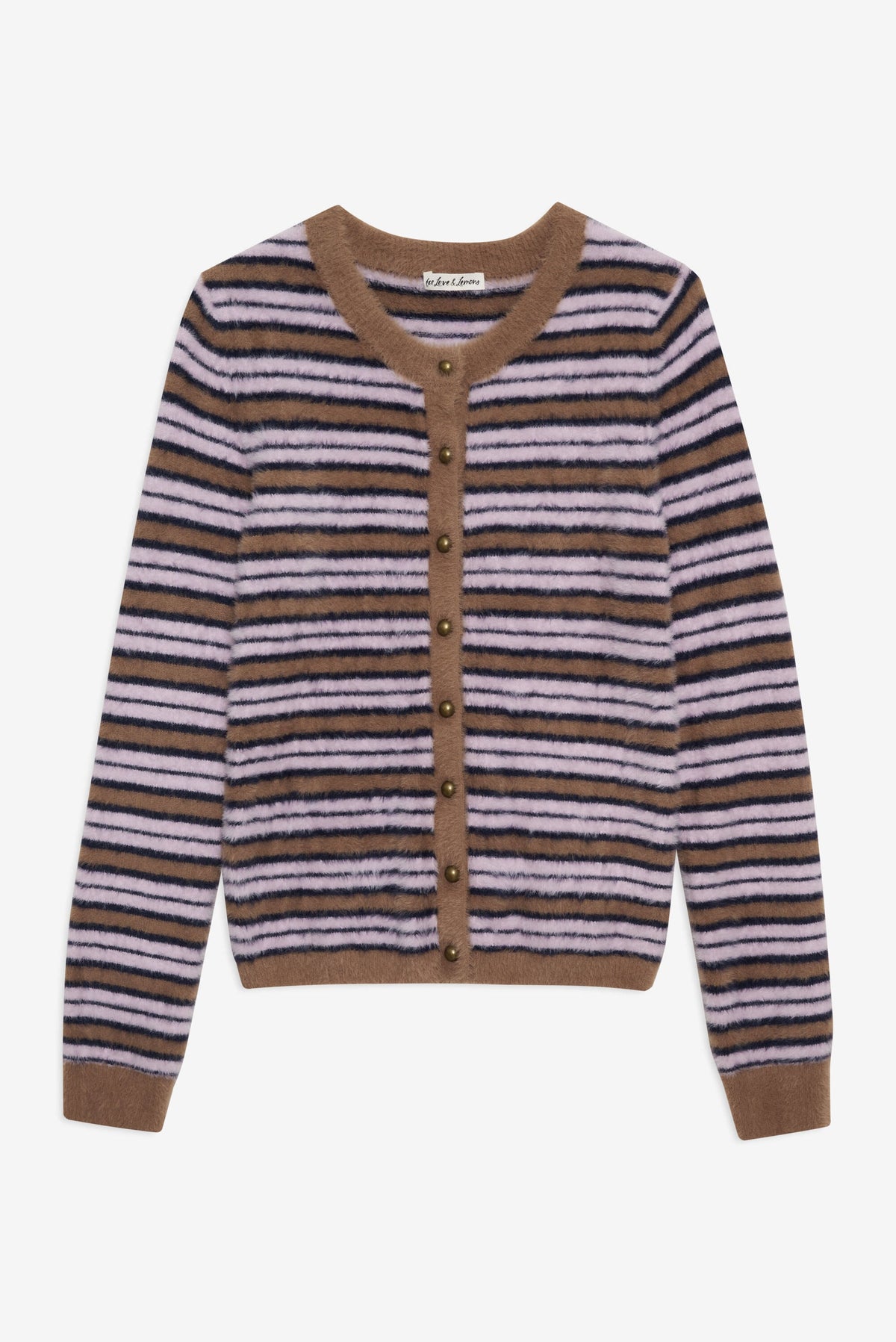Nora Striped Cardigan Blue - For Love & Lemons