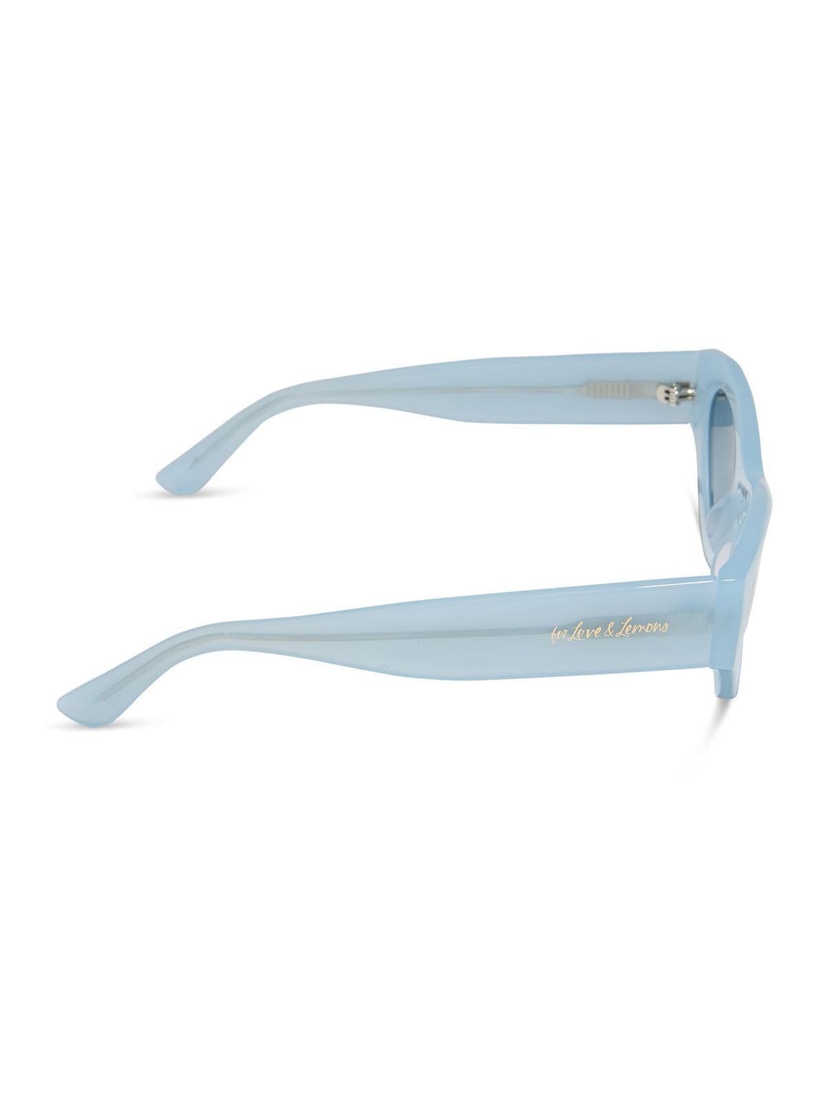Lucy Cat-Eye Sunglasses Blue - For Love & Lemons