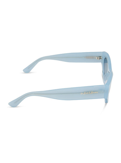 Lucy Cat-Eye Sunglasses Blue - For Love & Lemons