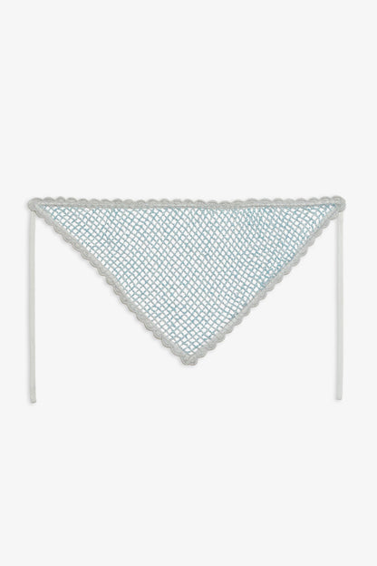 Amber Headscarf Blue Sequin - For Love & Lemons