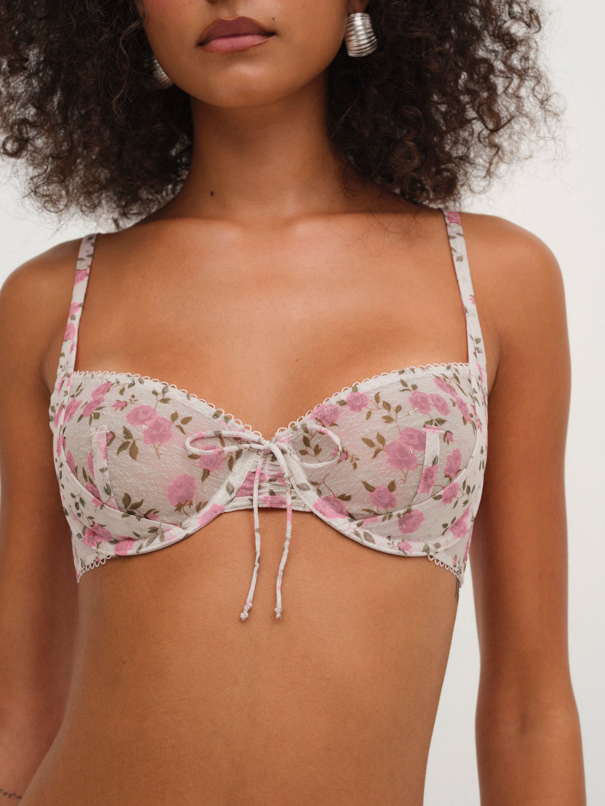 Lottie Underwire Bra Cream Pink - For Love & Lemons