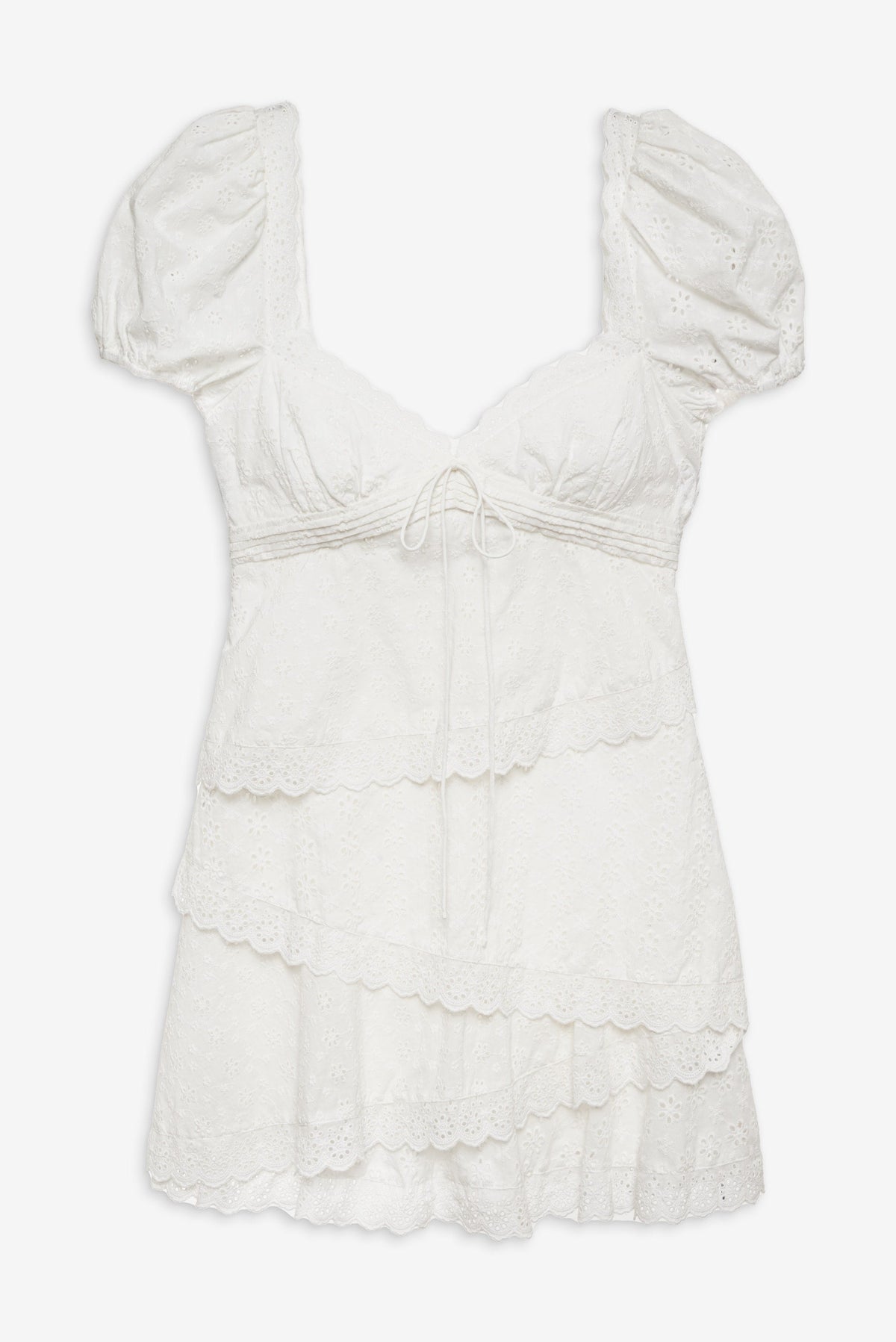 Rosalyn Mini Dress White - For Love & Lemons