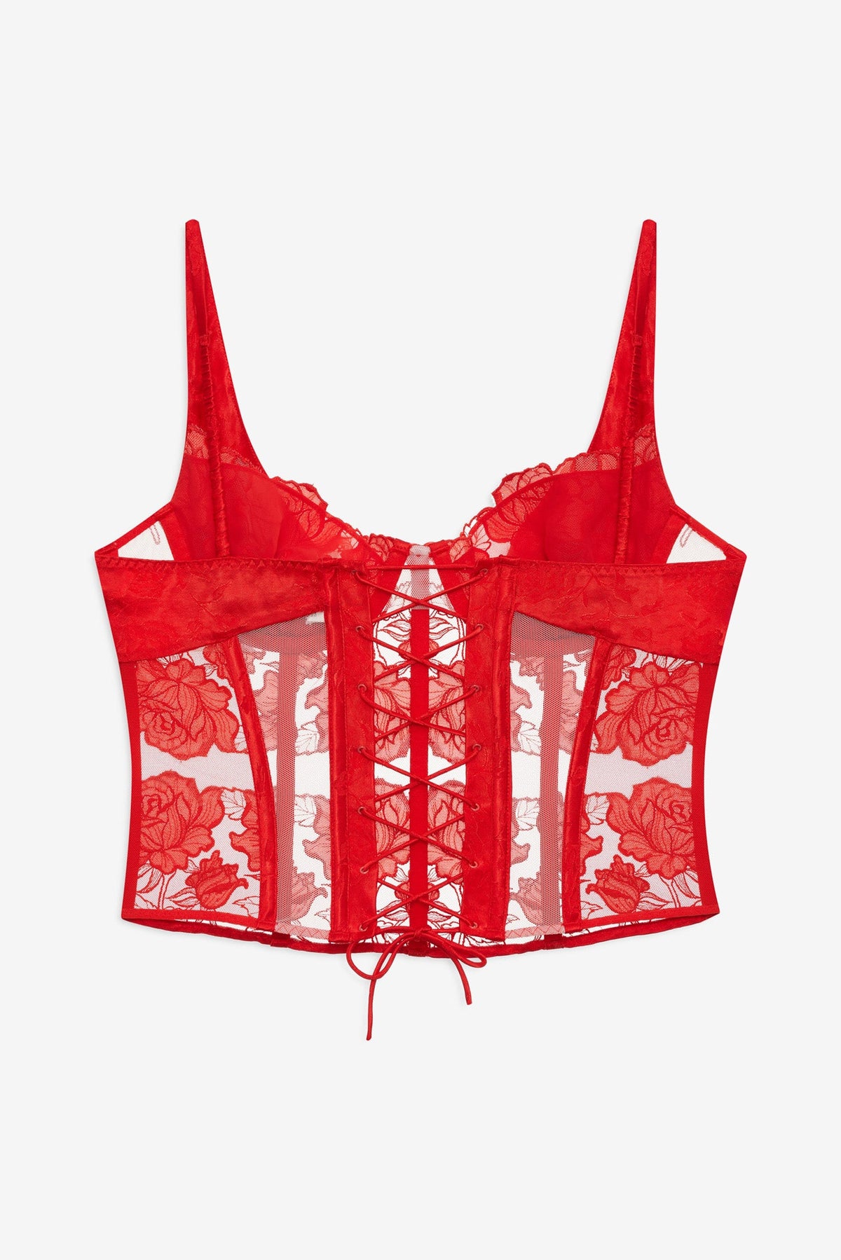 Love is a Rose Bustier Red - For Love & Lemons
