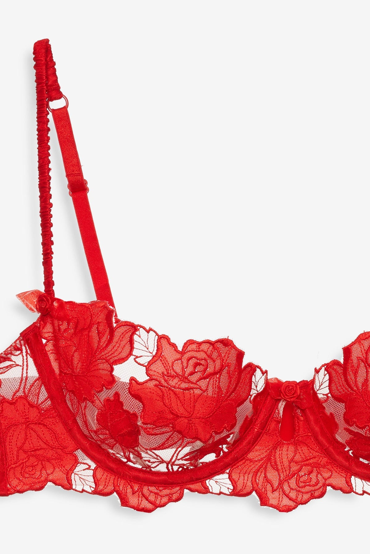 Love is a Rose Underwire Bra Red - For Love & Lemons