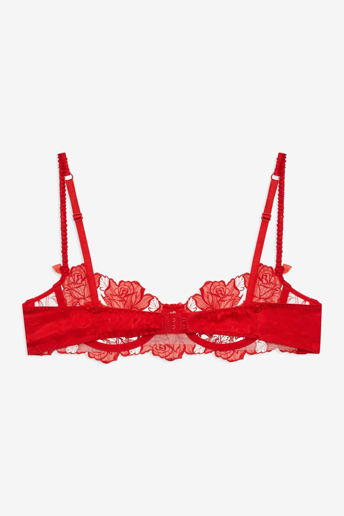 Love is a Rose Underwire Bra Red - For Love & Lemons