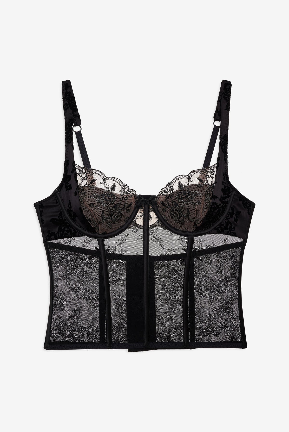 Sonia Bustier Black - For Love & Lemons