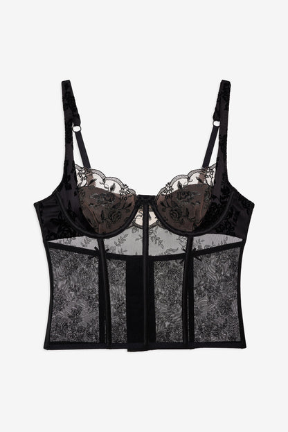 Sonia Bustier Black - For Love & Lemons