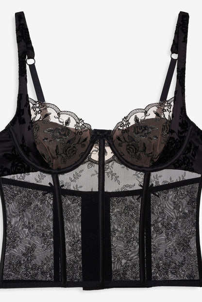Sonia Bustier Black - For Love & Lemons