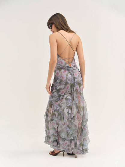 Elea Maxi Dress Purple - For Love & Lemons