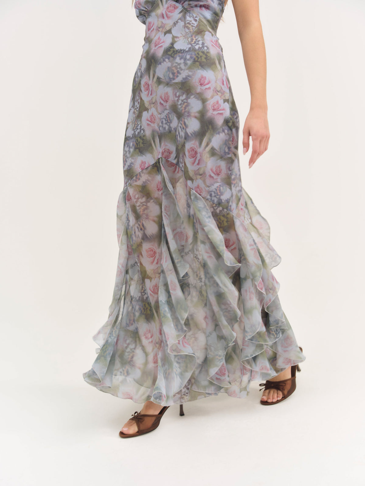 Elea Maxi Dress Purple - For Love & Lemons