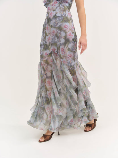 Elea Maxi Dress Purple - For Love & Lemons