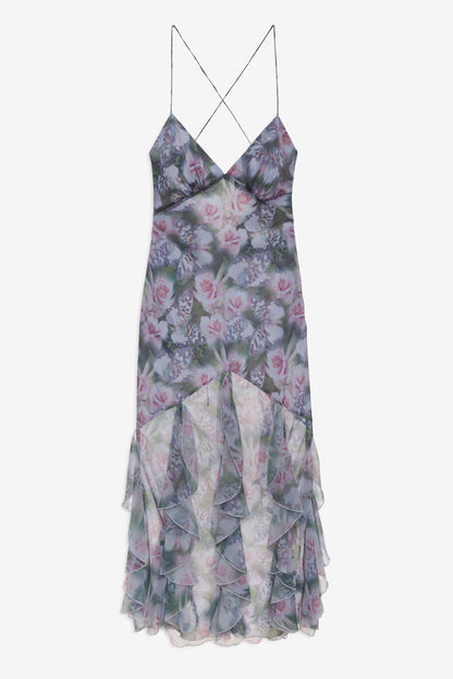 Elea Maxi Dress Purple - For Love & Lemons