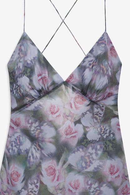 Elea Maxi Dress Purple - For Love & Lemons