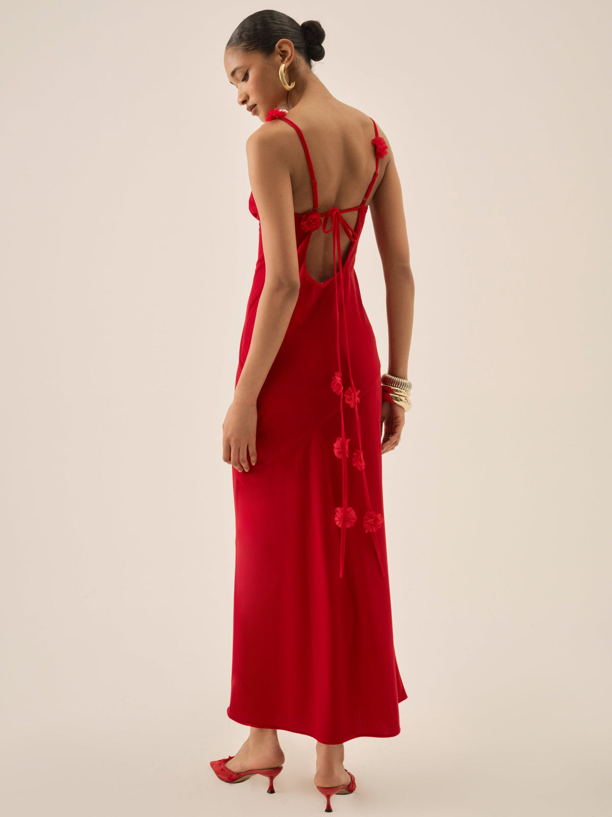 Huda Maxi Dress Red - For Love & Lemons
