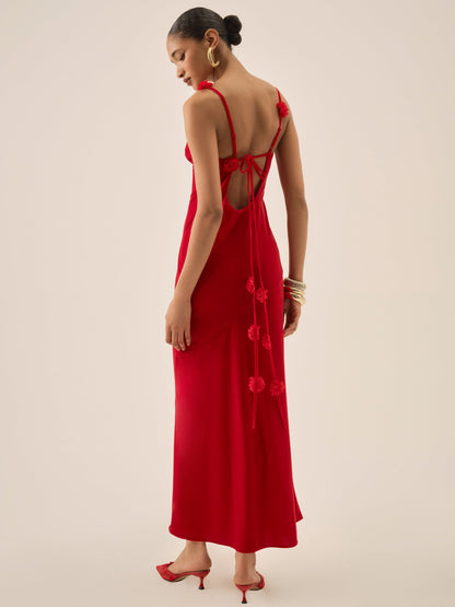 Huda Maxi Dress Red - For Love & Lemons