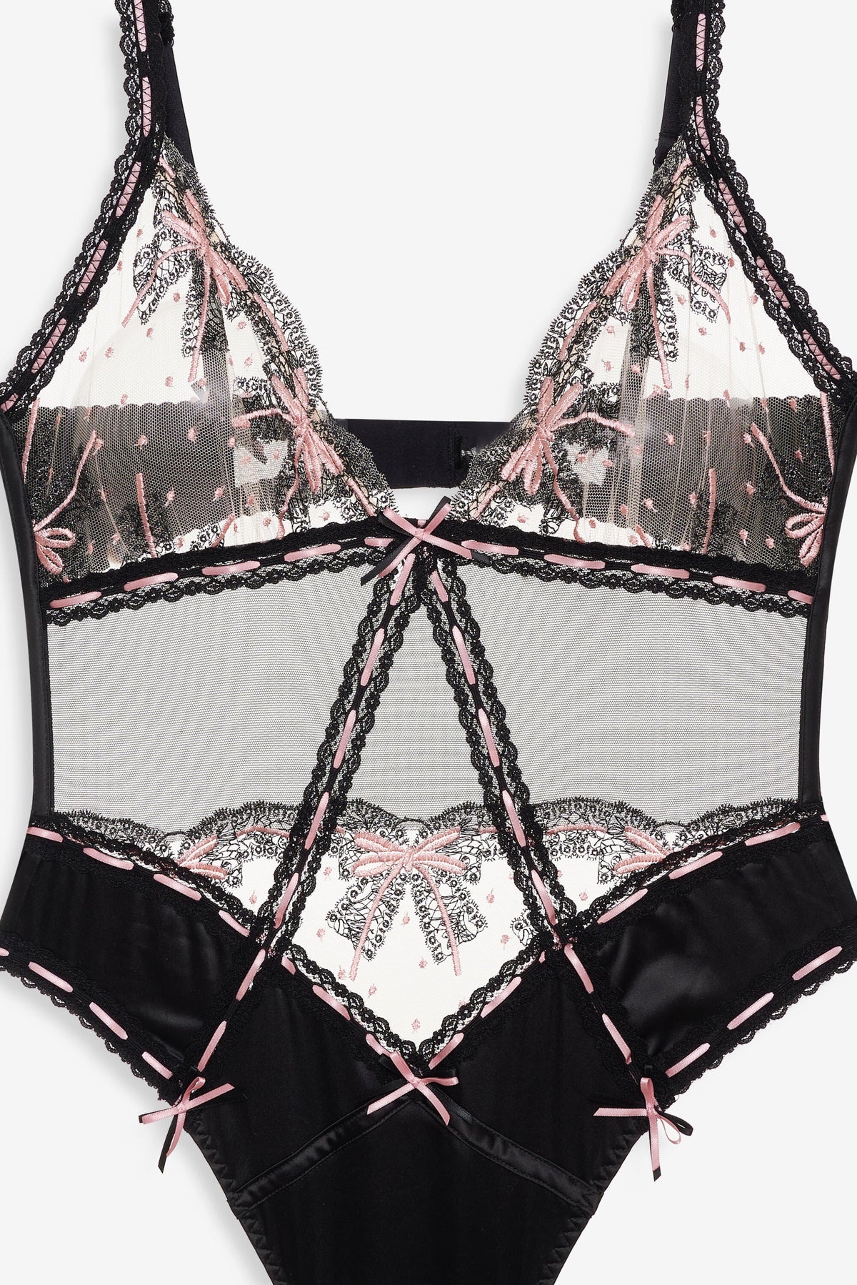 Love Letters Bodysuit Black - For Love & Lemons
