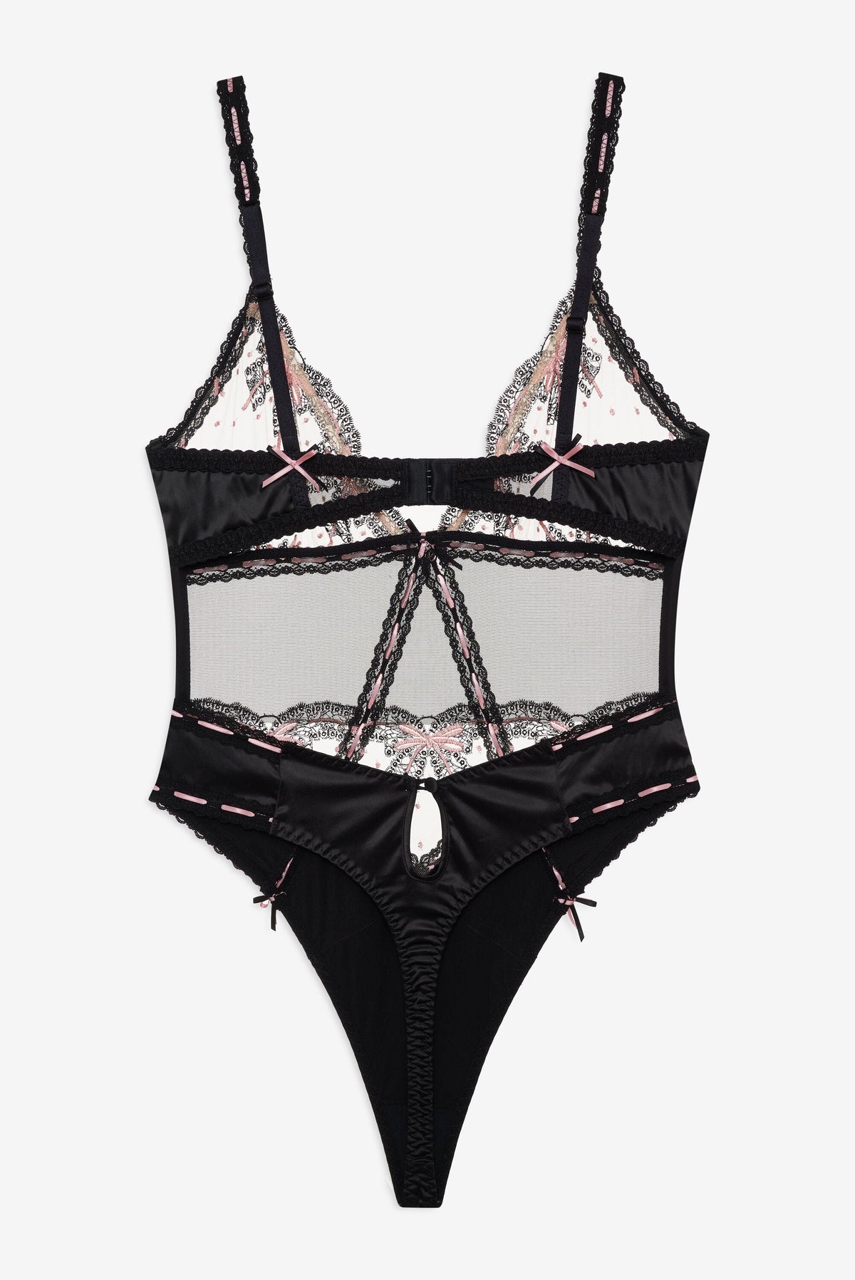 Love Letters Bodysuit Black - For Love & Lemons