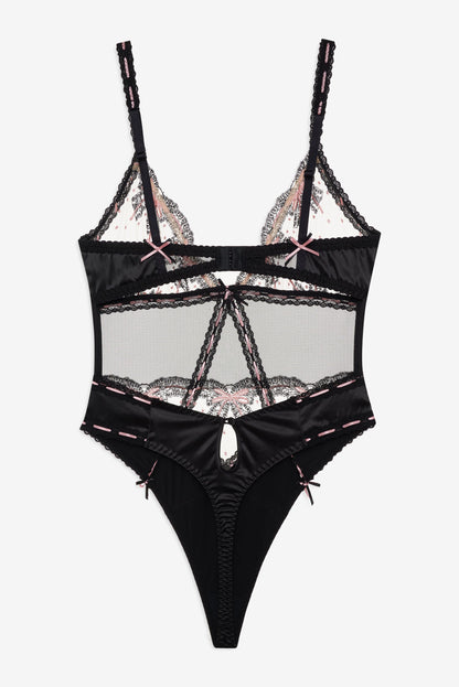 Love Letters Bodysuit Black - For Love & Lemons