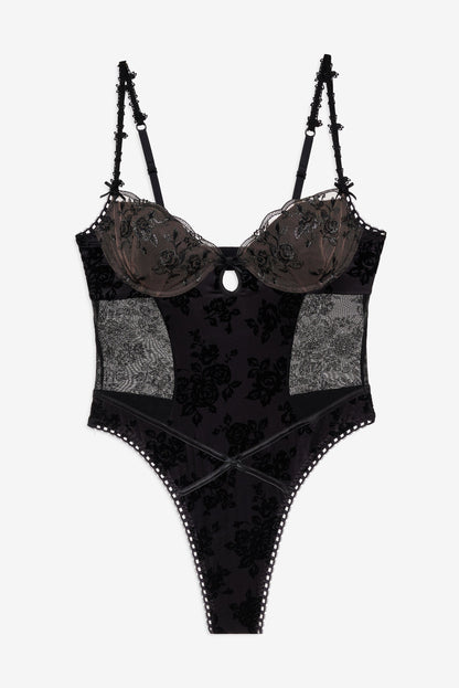 Sonia Bodysuit Black - For Love & Lemons