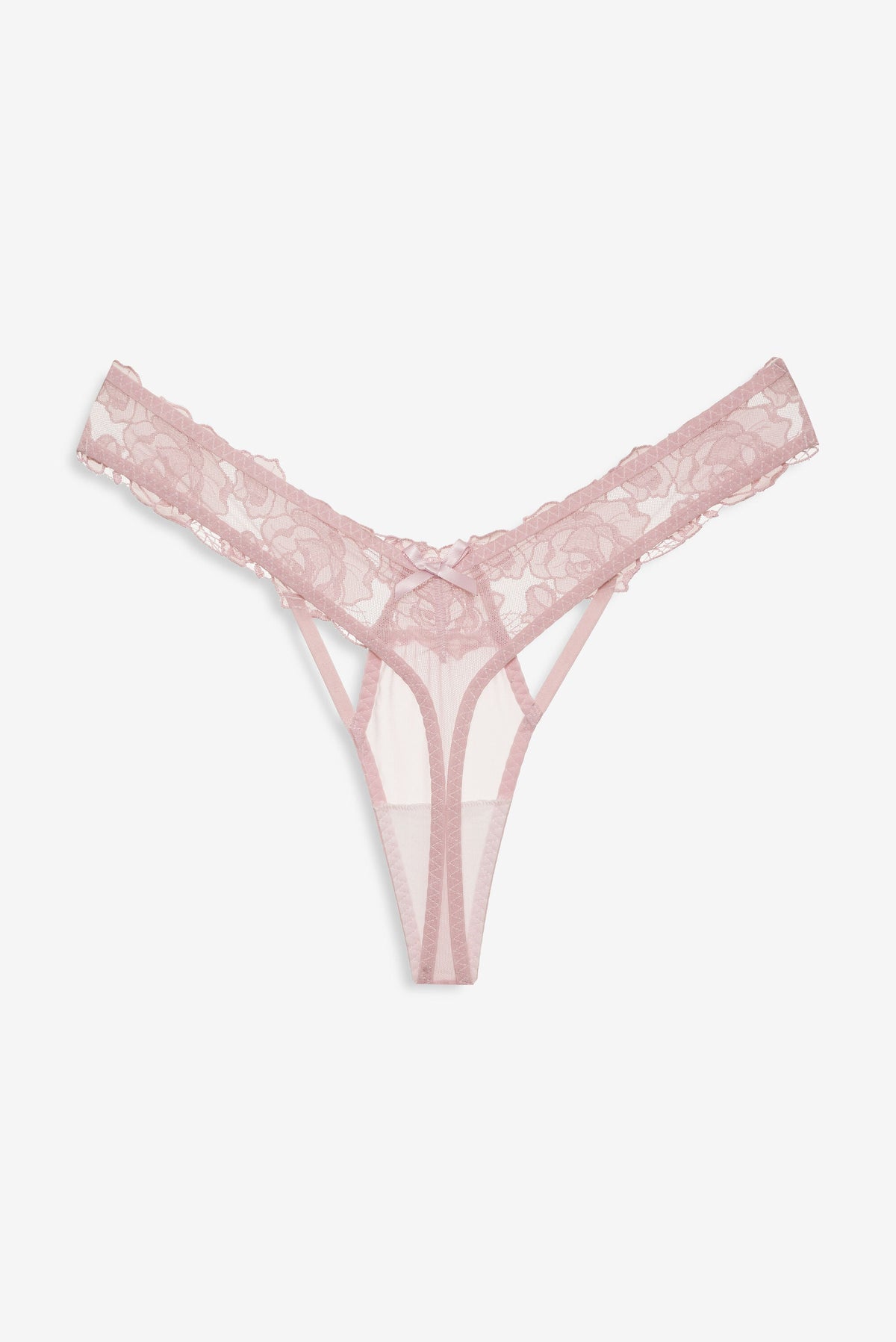 Blissful Blooms Thong Panty Pink - For Love & Lemons