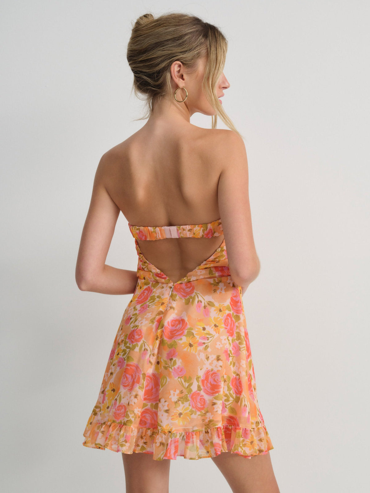 Teagan Mini Dress Yellow - For Love & Lemons