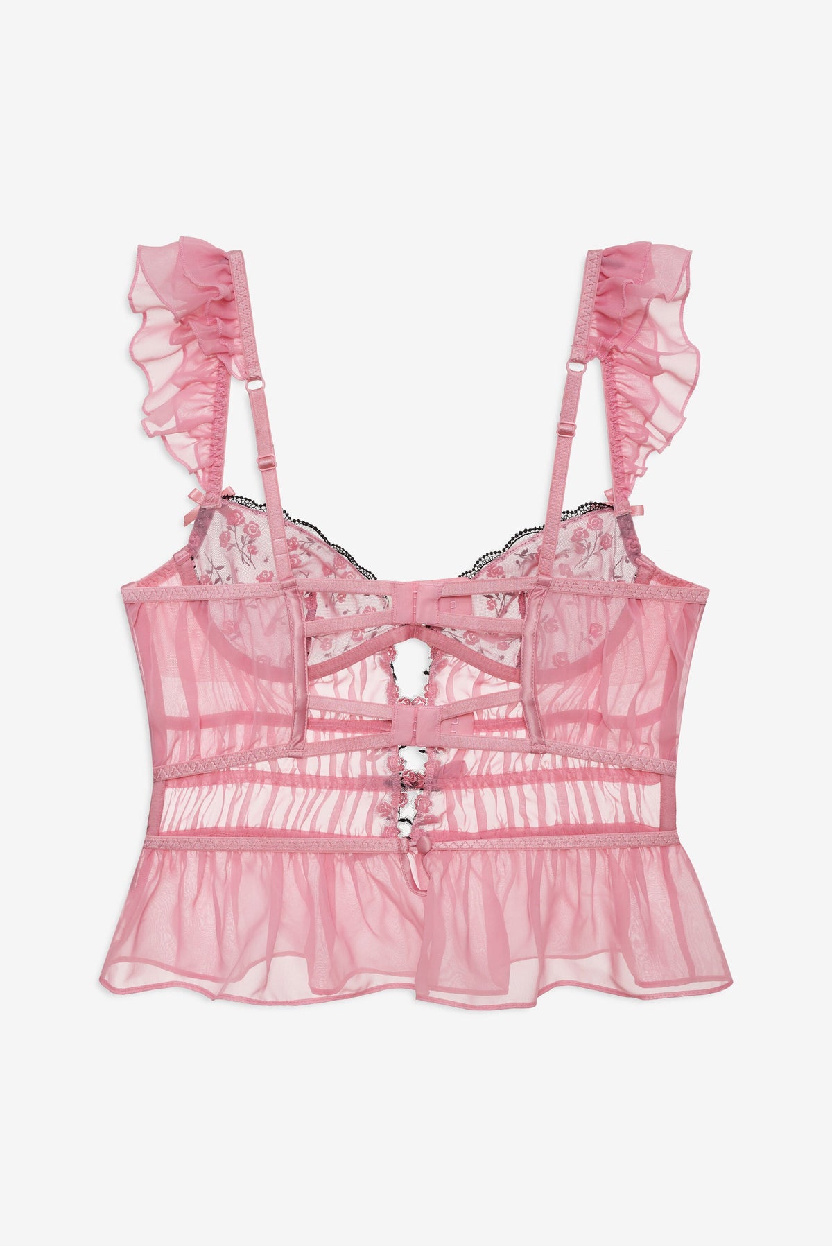 Rose Cluster Bustier Pink - For Love & Lemons