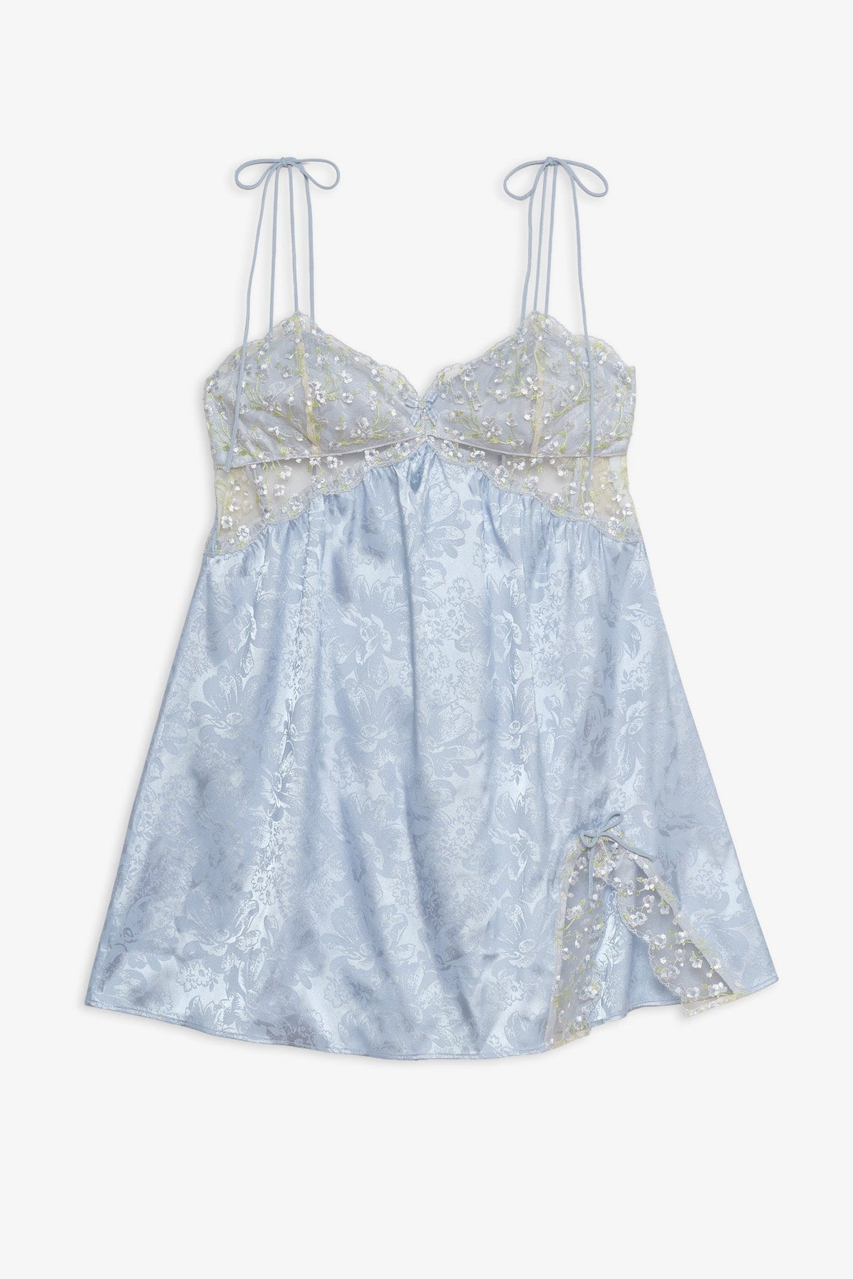 Baby's Breath Slip Dress Baby Blue - For Love & Lemons