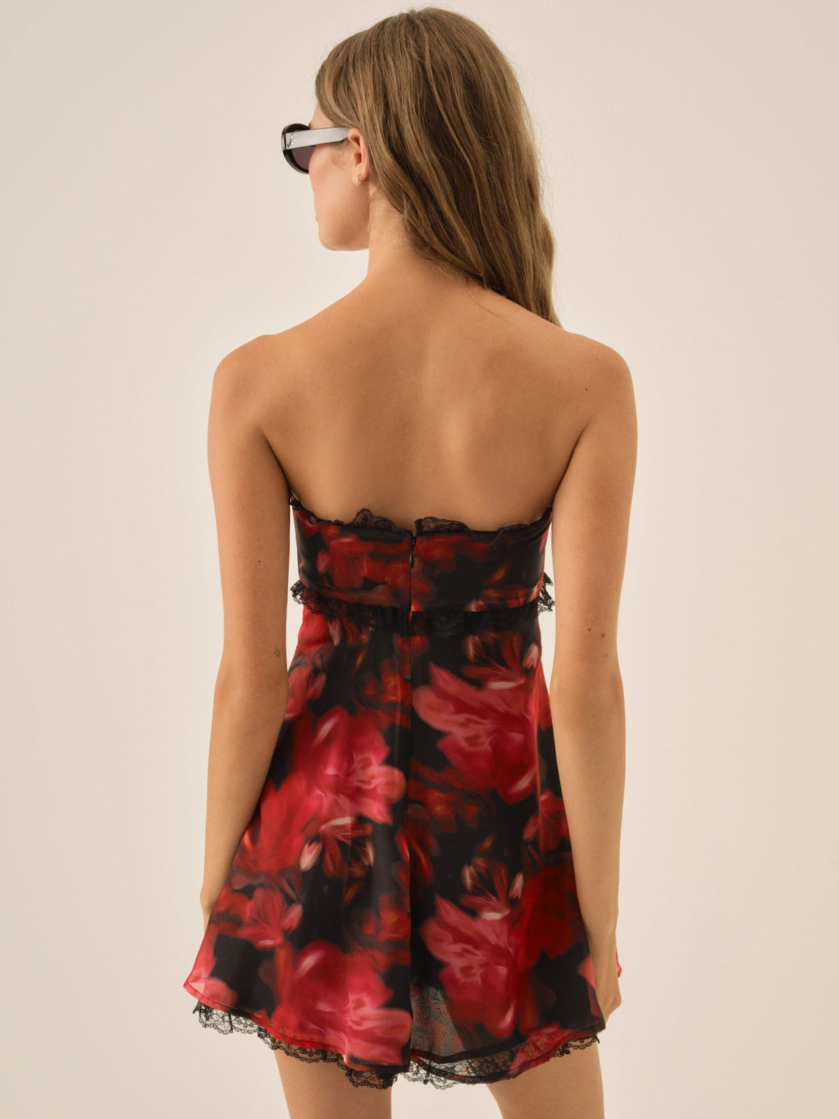 Tatum Mini Dress Red - For Love & Lemons