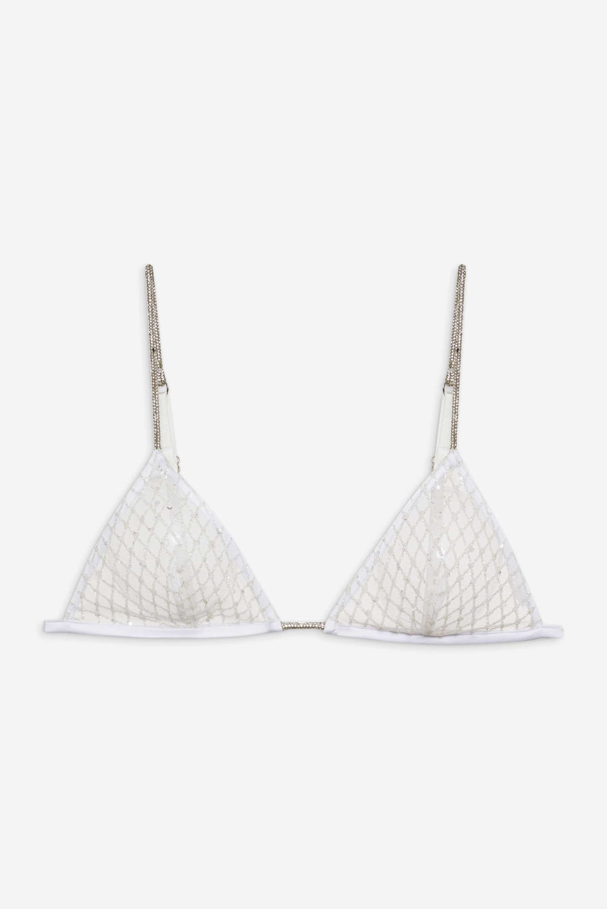 Glitter Bralette White - For Love & Lemons