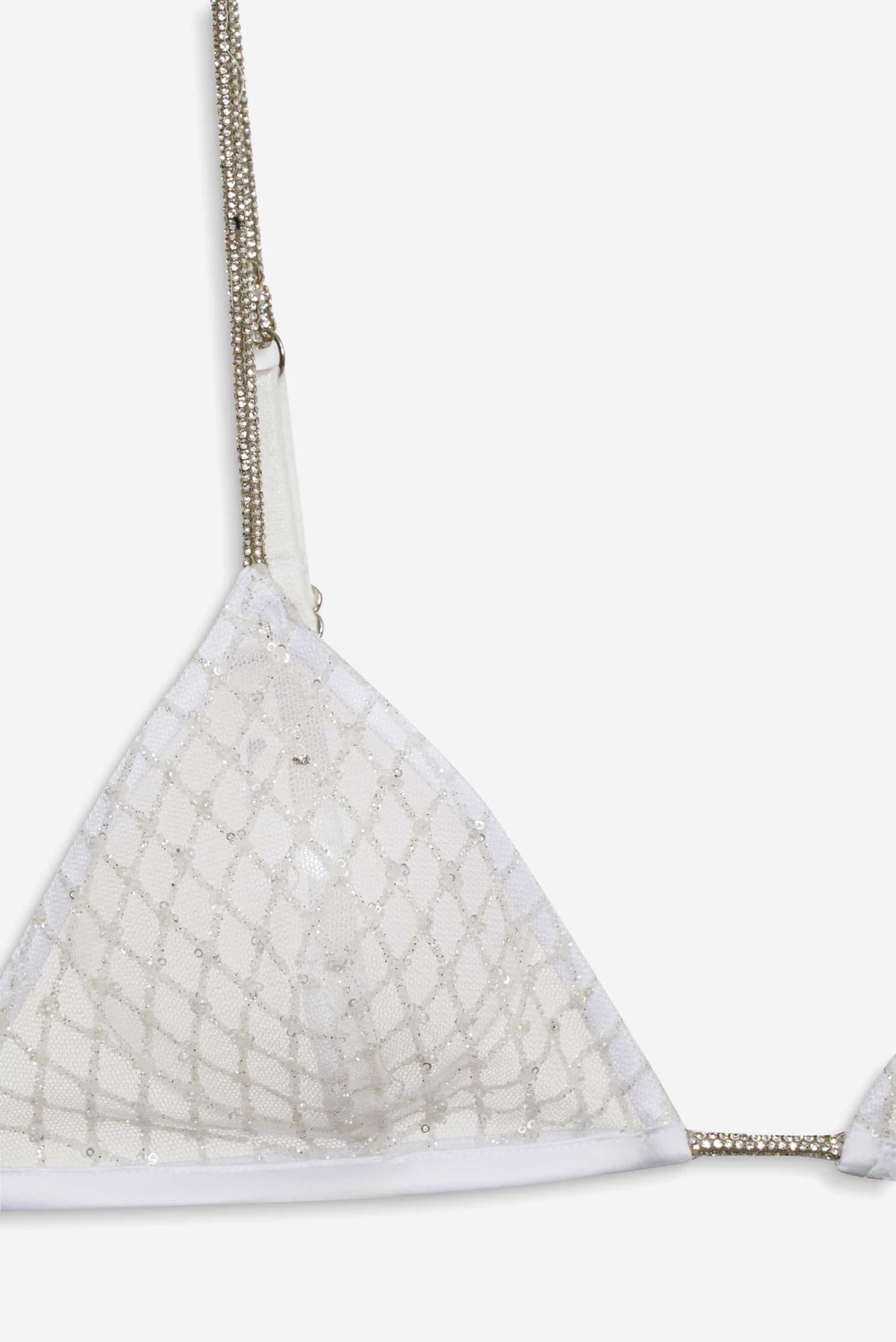 Glitter Bralette White - For Love & Lemons