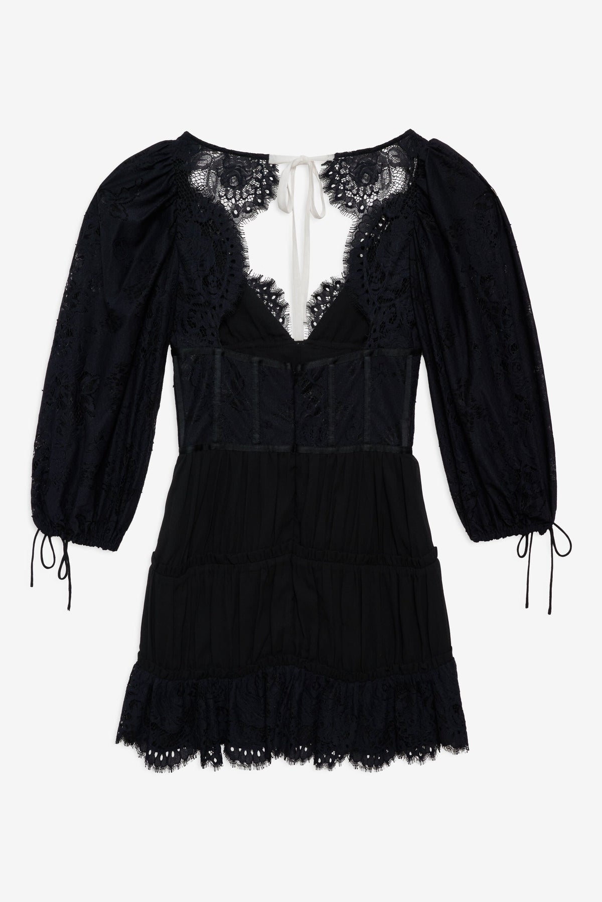 Ellis Mini Dress Black - For Love & Lemons
