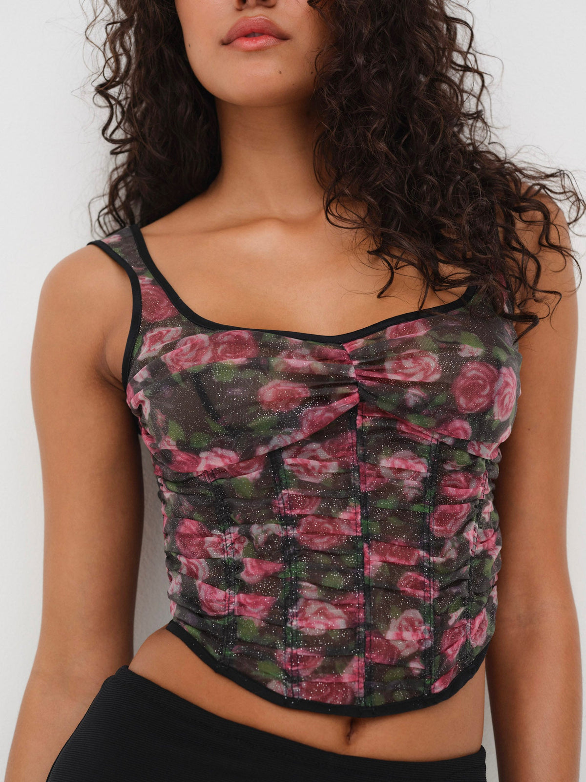 Ciara Bustier Black - For Love & Lemons