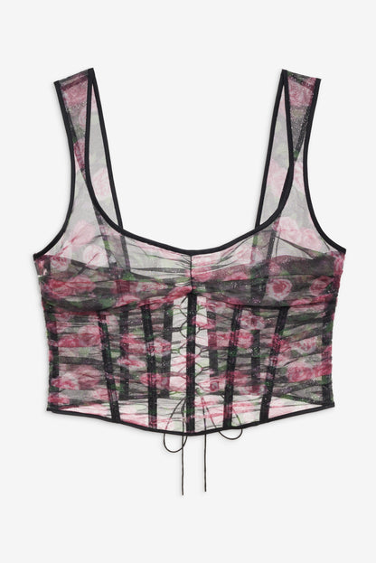 Ciara Bustier Black - For Love & Lemons
