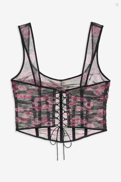 Ciara Bustier Black - For Love & Lemons