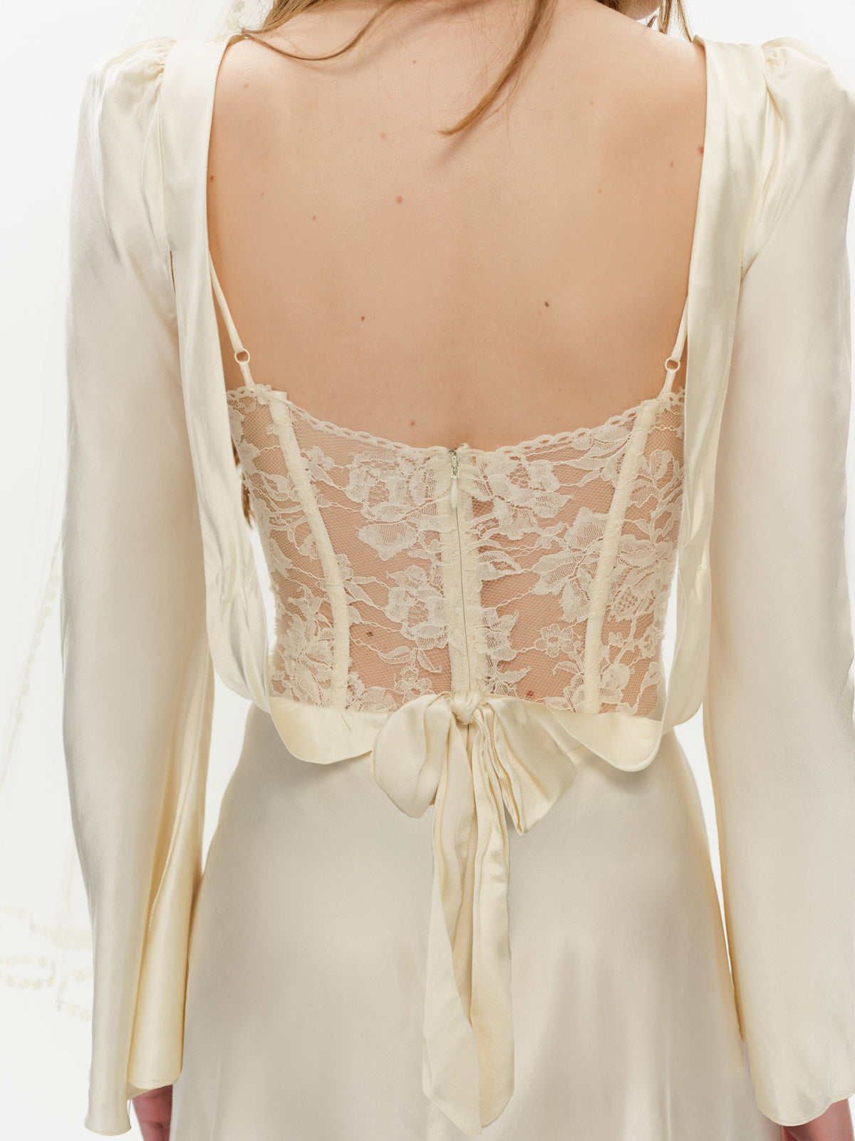 Camellia Mini Dress Cream - For Love & Lemons