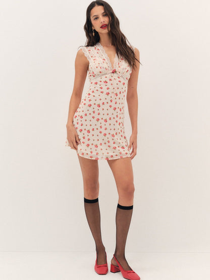 Leah Slip Dress Cream - For Love & Lemons