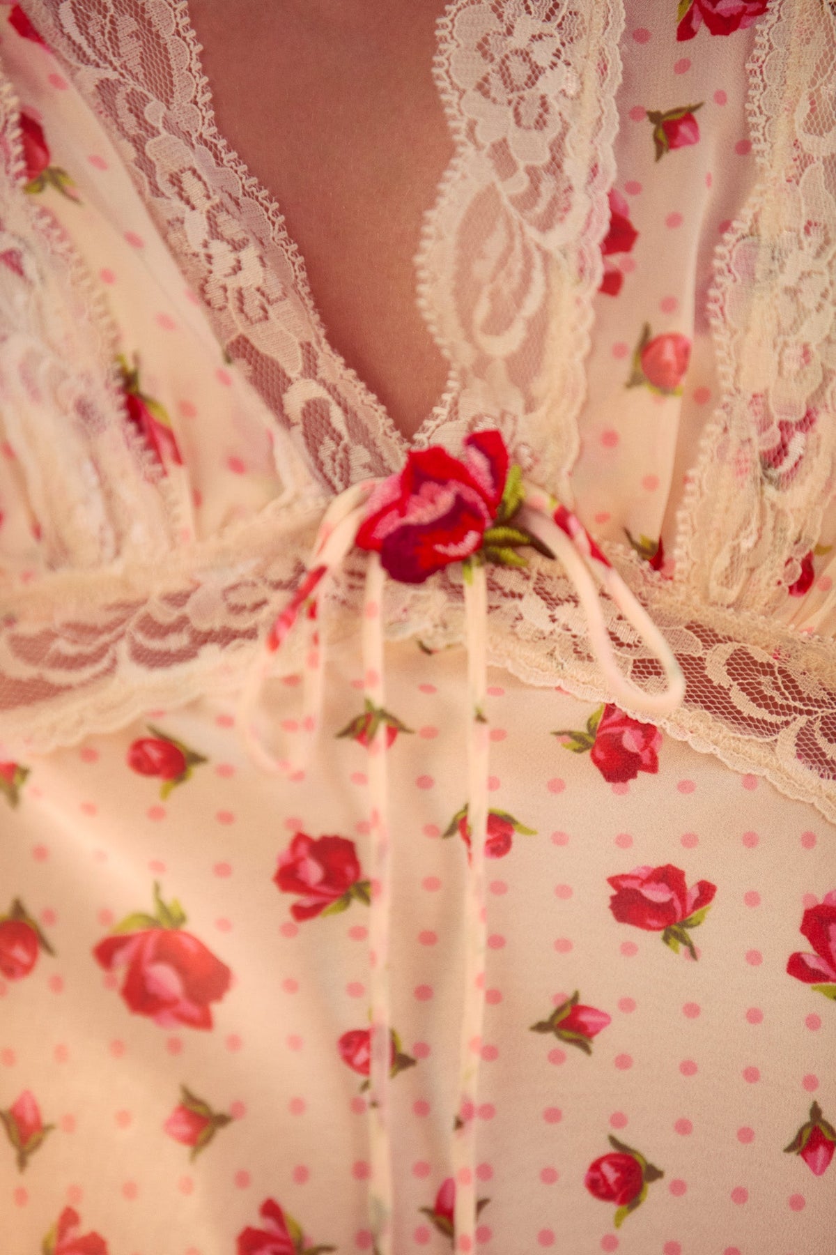 Leah Slip Dress Cream - For Love & Lemons