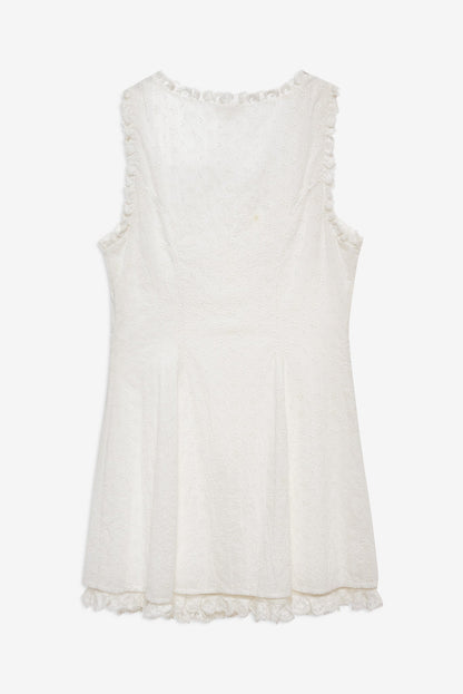 Susie Eyelet Mini Dress White - For Love & Lemons