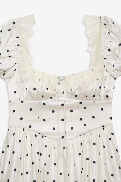 Ines Midi Dress Cream - For Love & Lemons