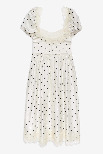 Ines Midi Dress Cream - For Love & Lemons