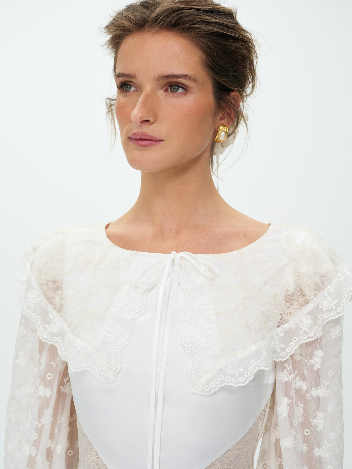 Penny Midi Dress Cream - For Love & Lemons