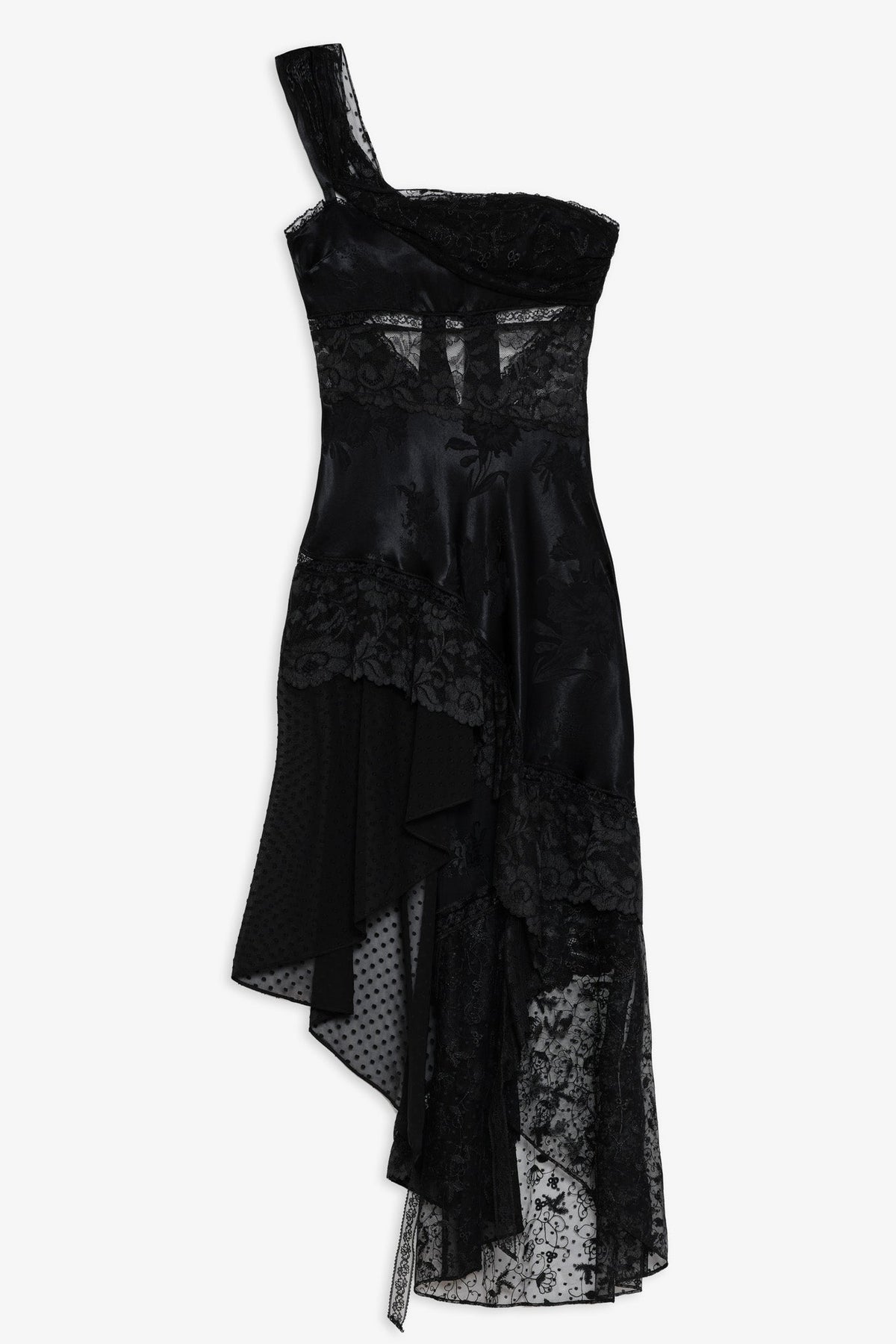 Soluna Midi Dress Black - For Love & Lemons