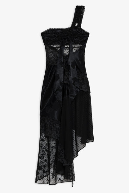 Soluna Midi Dress Black - For Love & Lemons