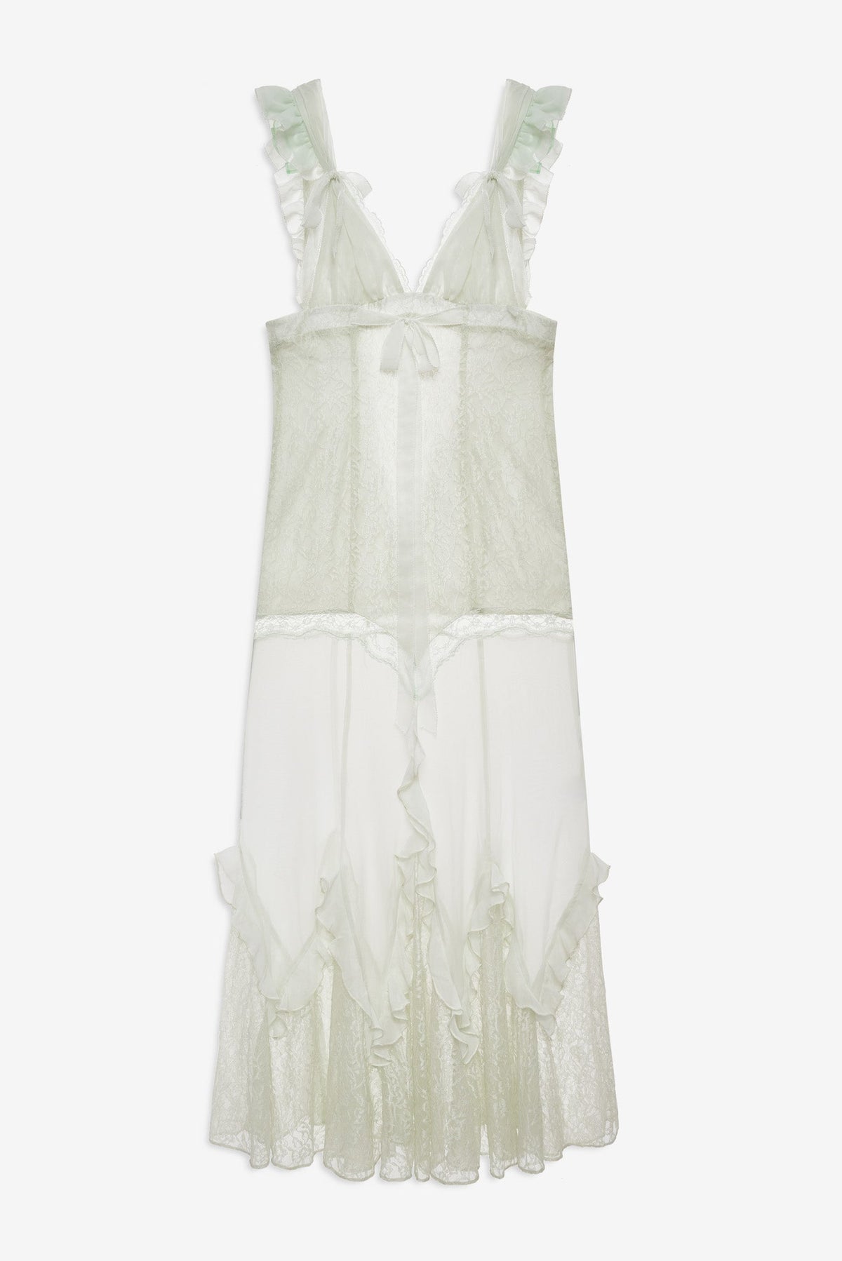 Delicate Lace Maxi Dress Baby Mint - For Love & Lemons