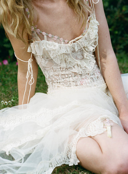 Adeline Lace Maxi Dress Vintage Cream - For Love & Lemons