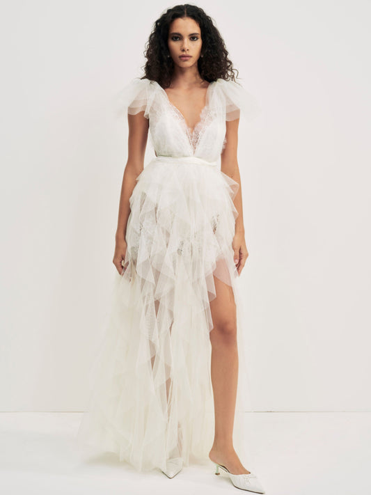 Maxine Gown White - For Love & Lemons